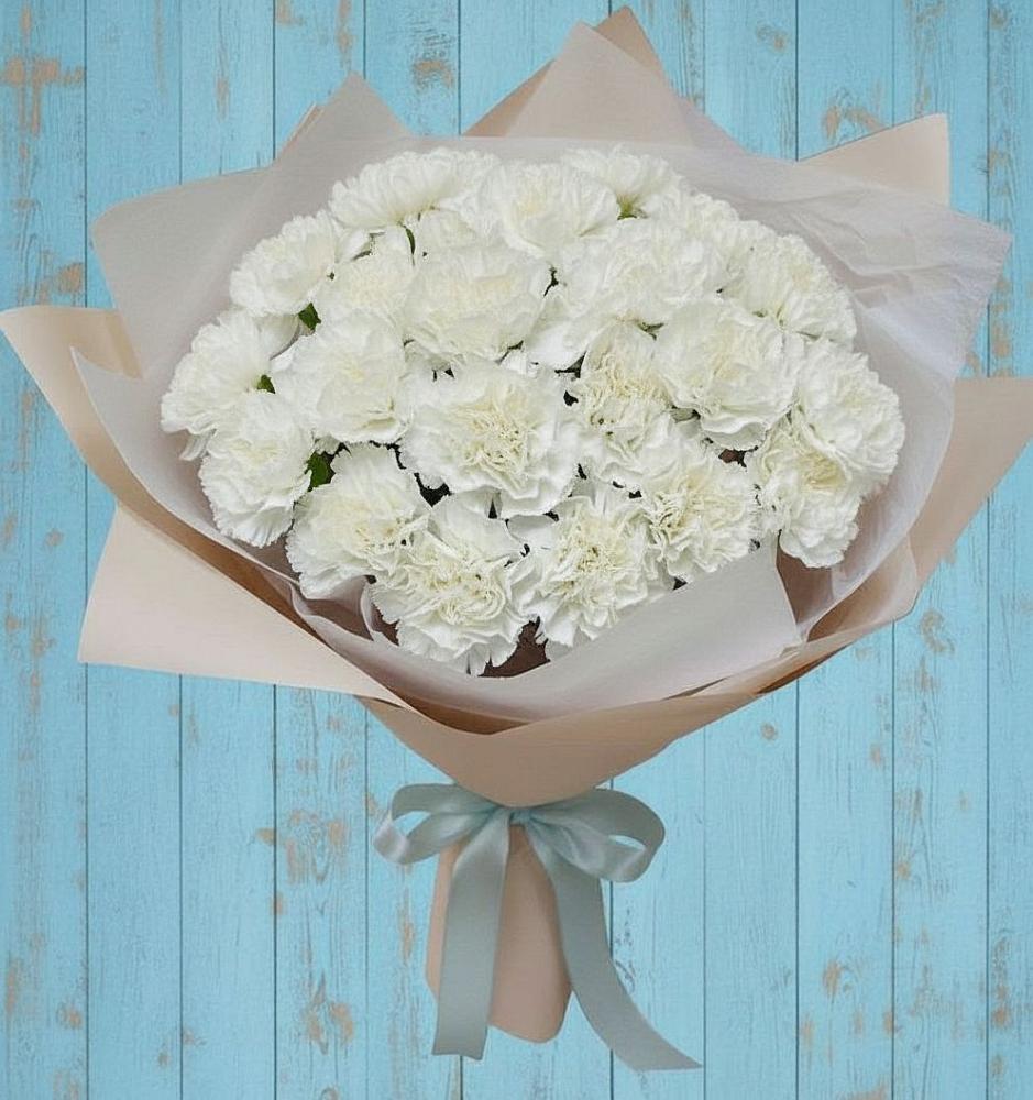 Букет цветов из: Гвоздики в Тюльган