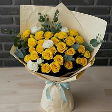 Букет цветов из:  Розы #REPLACE_PRED# Тюльган