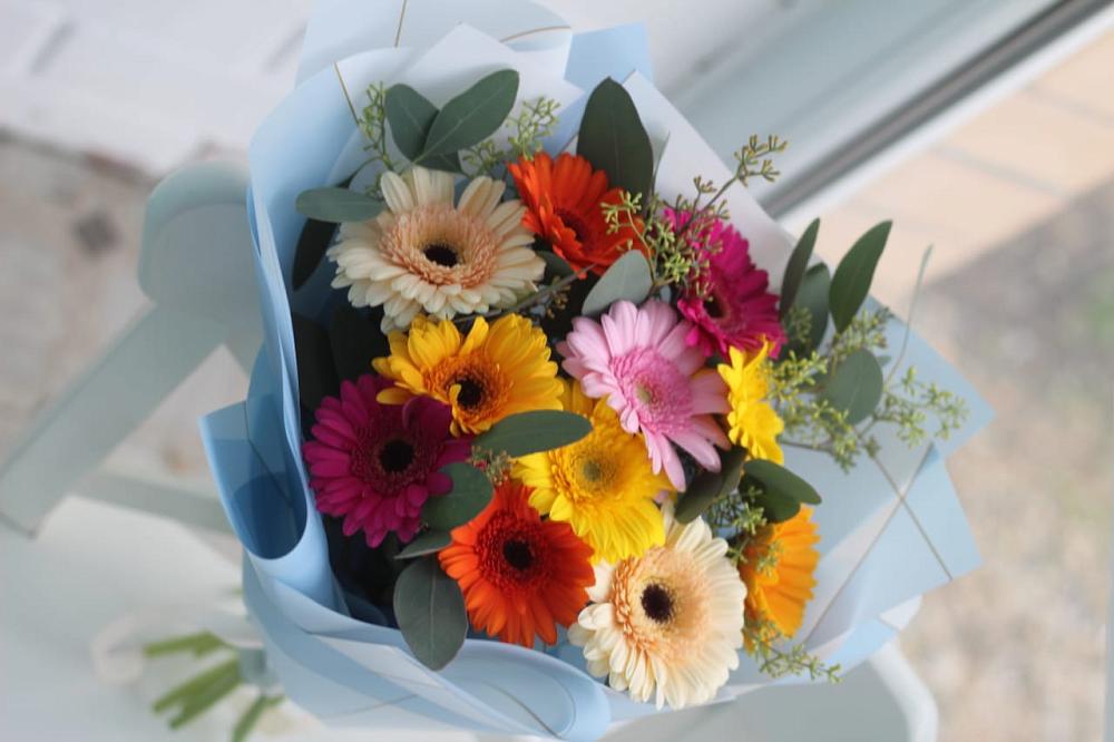 Букет цветов из: Герберы в Тюльган