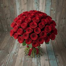 Букет 55 Красных роз Фридом #REPLACE_PRED# Тюльган