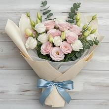 Букет цветов из:  Лизиантусы #REPLACE_PRED# Тюльган