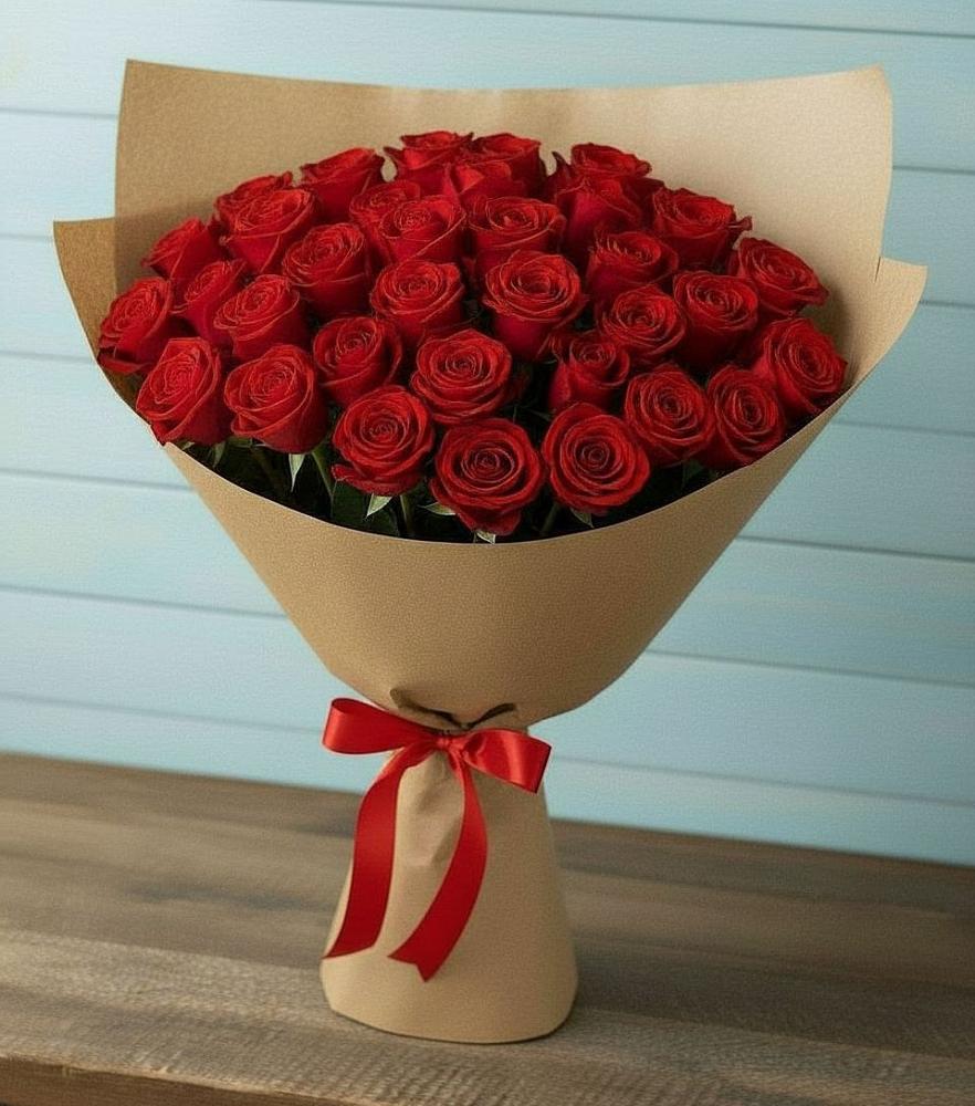 Букет Красные розы Милано в Тюльган