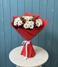 Букет цветов из:  Хризантемы #REPLACE_PRED# Тюльган