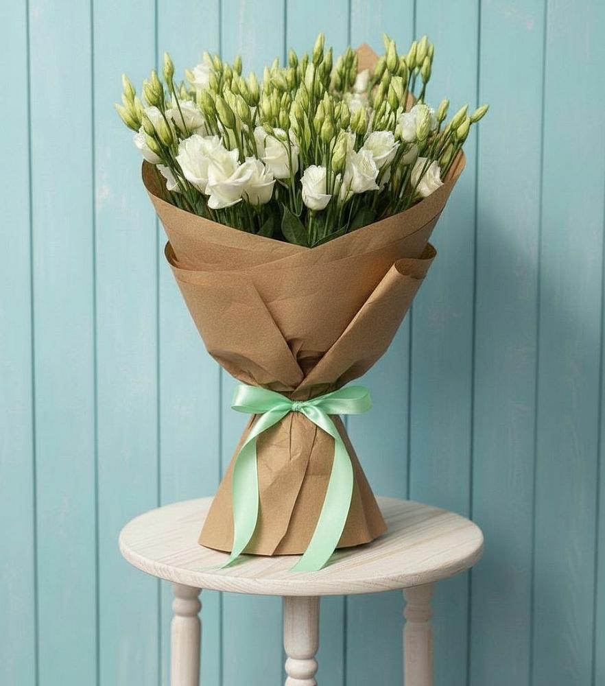 Букет цветов из: Лизиантусы в Тюльган