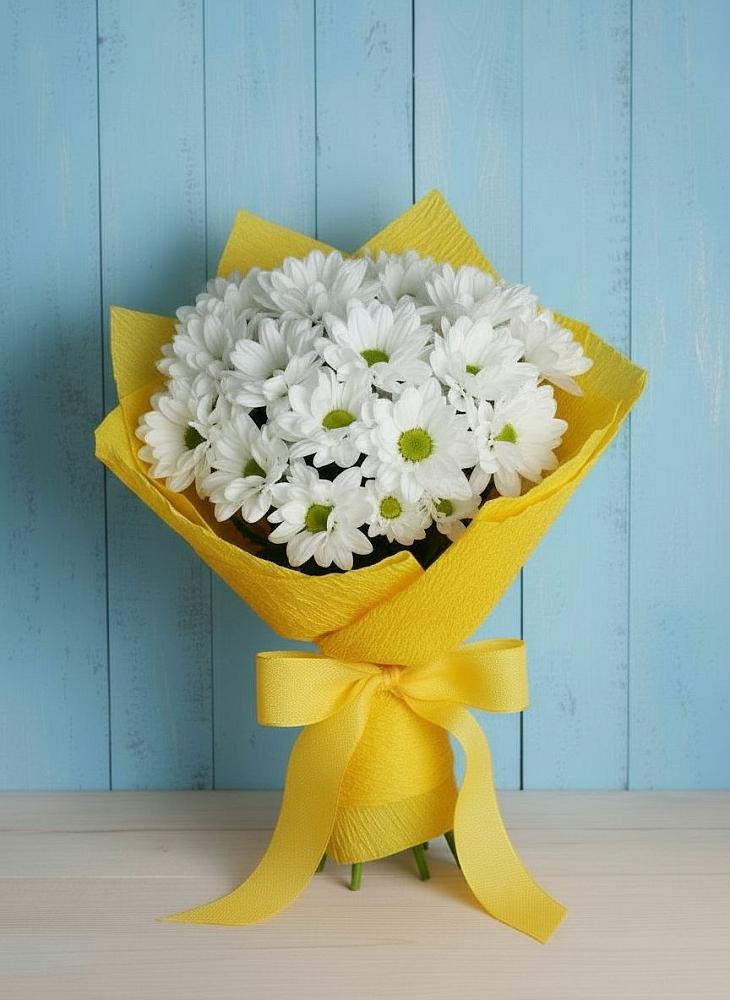 Букет цветов из: Хризантемы в Тюльган