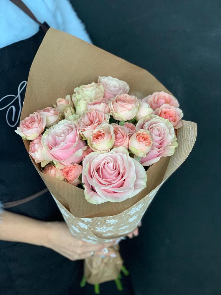 Букет цветов из: Хризантемы и Розы в Тюльган