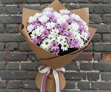 Букет цветов из:  Хризантемы #REPLACE_PRED# Тюльган