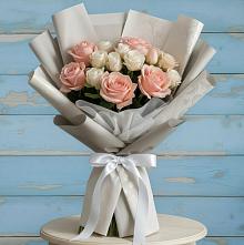 Букет цветов из:  Розы #REPLACE_PRED# Тюльган