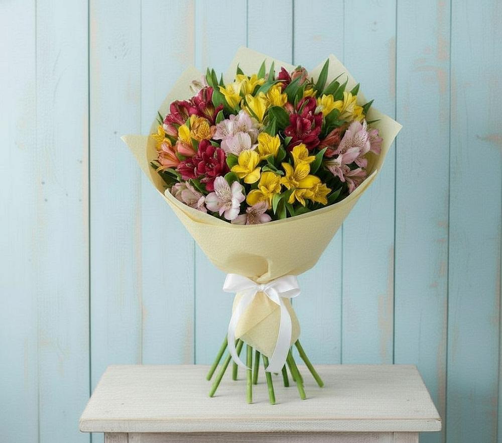 Букет цветов из: Альстромерии в Тюльган