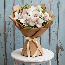 Букет цветов из:  Орхидеи и Розы #REPLACE_PRED# Тюльган